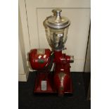 A circa 1950's Hobart coffee grinder, model number E2120