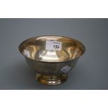 An American 'Paul Revere' bowl, circular with everted border and stepped skirt foot, 14cm