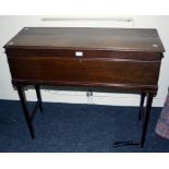 Thomas Machell, Glasgow, an early 20th century Dulcitone piano, in mahogany case with folding square