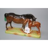 A Beswick horse and foal group number 1811