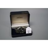 A Seiko Kinetic gent's stainless steel diver's watch, in original box of issue