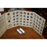 A Littleton album of Commemorative Quarters 1999-2008, an album of George V Pennies 1911-1936, rolls