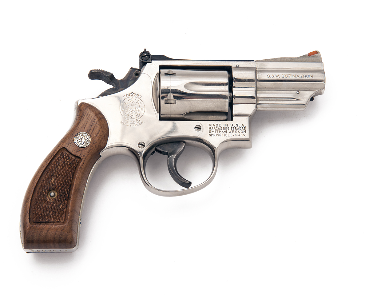SMITH & WESSON A .357 (MAG) SIX-SHOT REVOLVER, MODEL '19-3', serial no. K792059, with nickel- - Image 2 of 2