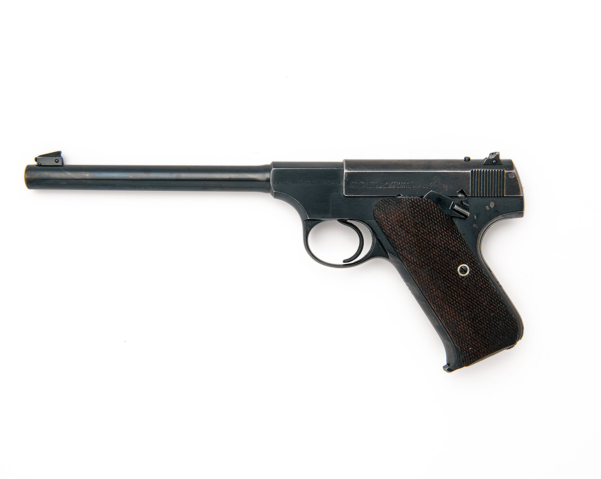 COLT, USA A GOOD .22 (L/R) SEMI-AUTOMATIC TARGET-PISTOL, MODEL 'THE WOODSMAN', serial no. 78099, for