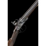 REYNOLDS, LONDON A 20-BORE FLINTLOCK DOUBLE-BARRELLED SPORTING-GUN, no visible serial number,
