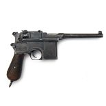 MAUSER, GERMANY A 7.63mm (MAUSER) SEMI-AUTOMATIC PISTOL, MODEL 'C96 WARTIME COMMERCIAL', serial