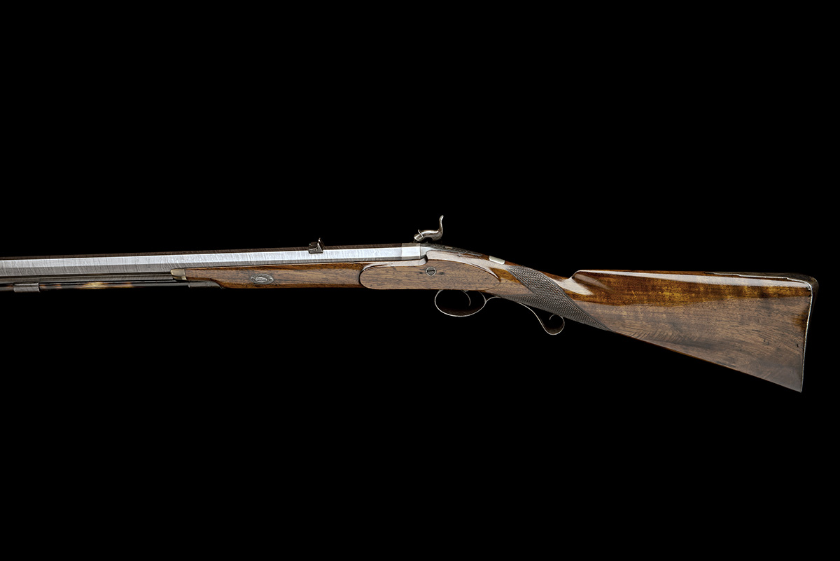 HENRY HART, BIRMINGHAM A 20-BORE PERCUSSION SINGLE-BARRELLED SPORTING-RIFLE, no visible serial - Image 2 of 6