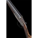 AUGUSTE FRANCOTTE (FAIT POUR MAYOR A GENEVE) A FINE COROMBELLE-ENGRAVED 20-BORE ROUNDED-BAR HAND-