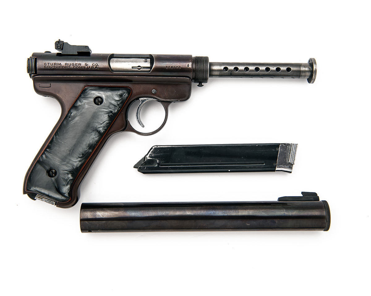 STURM RUGER & CO., USA A .22 (L/R) FULLY MODERATED SEMI-AUTOMATIC PISTOL, MODEL 'STANDARD MKI, CIA - Image 2 of 2