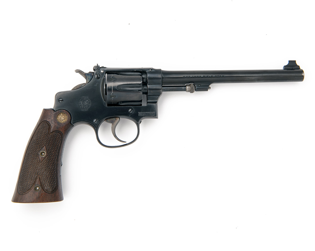 SMITH & WESSON, USA A .22 (L/R) SIX-SHOT TARGET-REVOLVER, MODEL '.22-32 HAND-EJECTOR', serial no. - Image 2 of 2