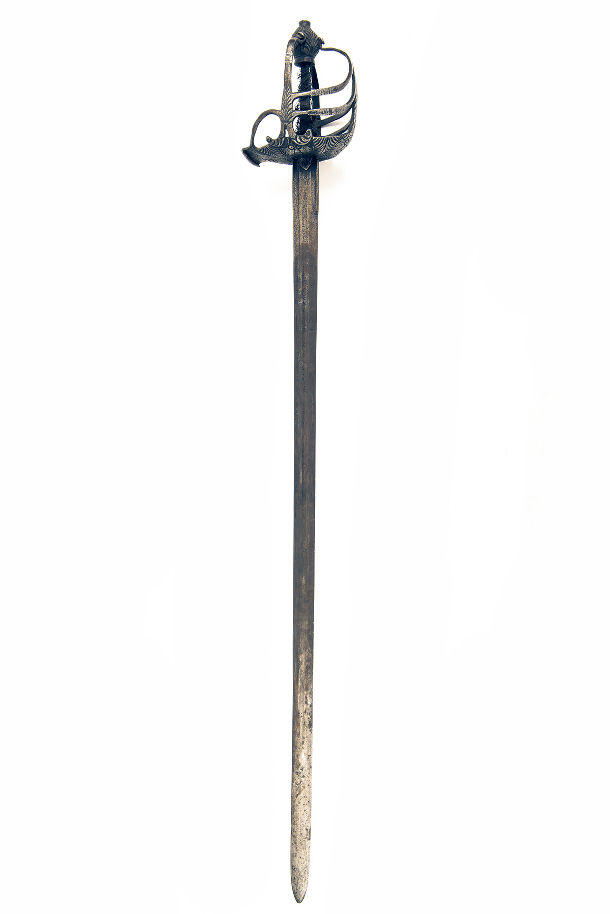 AN ENGLISH CROMWELLIAN MORTUARY-SWORD, - Image 2 of 6