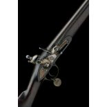 EX WELLER COLLECTION A GOOD AND RARE .750 FLINTLOCK MUSKET, MODEL 'VICTORIAN INDIA PATTERN BROWN-