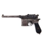 MAUSER, GERMANY A 7.63mm (MAUSER) SEMI-AUTOMATIC PISTOL, MODEL 'C96 'BROOMHANDLE', serial no. 95962,