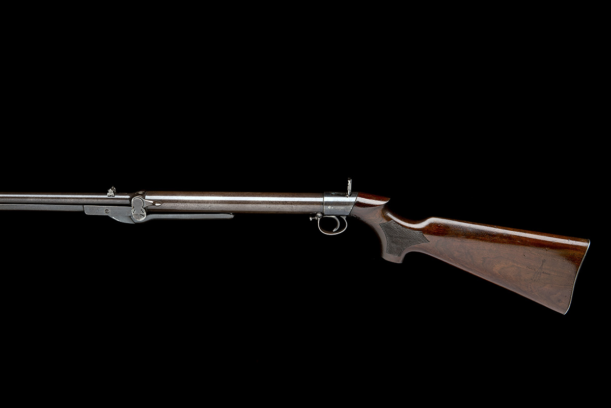 BSA, BIRMINGHAM A .22 UNDER-LEVER AIR-RIFLE, MODEL 'IMPROVED MODEL 'D' WITH FACTORY PEEP-SIGHT', - Image 2 of 5