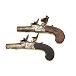 T. RICHARDS, LONDON A PAIR OF 40-BORE FLINTLOCK BOXLOCK POCKET-PISTOLS, no visible serial numbers,