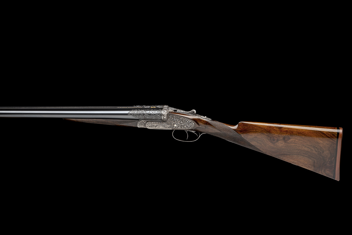 VICTOR SARASQUETA A 12-BORE 'MODEL 206' SIDELOCK EJECTOR, serial no. 80650, with two sets of barrels - Image 2 of 9