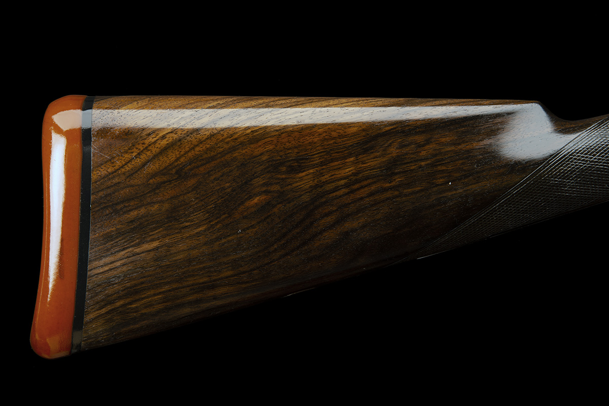 TRULOCK & HARRISS A 10-BORE (89MM) DOUBLE-BARRELLED TOPLEVER HAMMERGUN, serial no. 7774, 29 7/8in. - Image 5 of 12