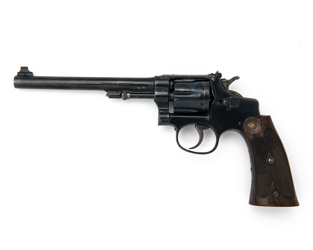 SMITH & WESSON, USA A .22 (L/R) SIX-SHOT TARGET-REVOLVER, MODEL '.22-32 HAND-EJECTOR', serial no.