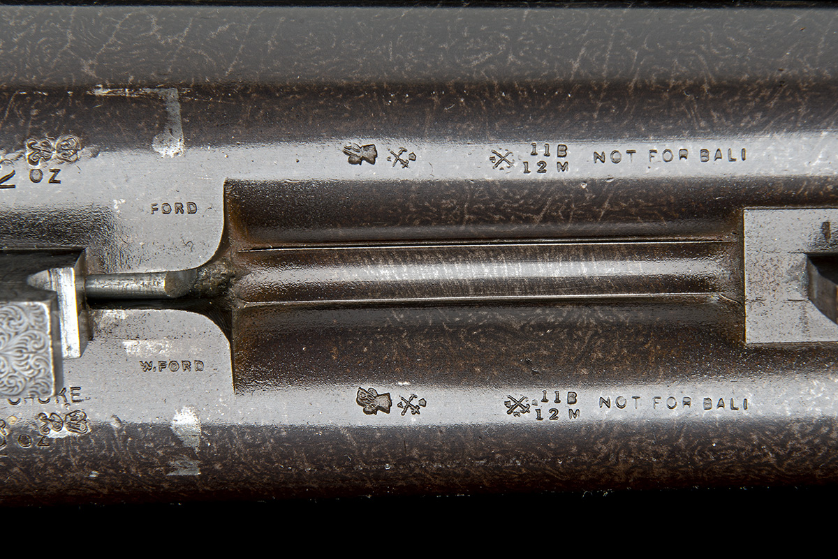 TRULOCK & HARRISS A 10-BORE (89MM) DOUBLE-BARRELLED TOPLEVER HAMMERGUN, serial no. 7774, 29 7/8in. - Image 10 of 12