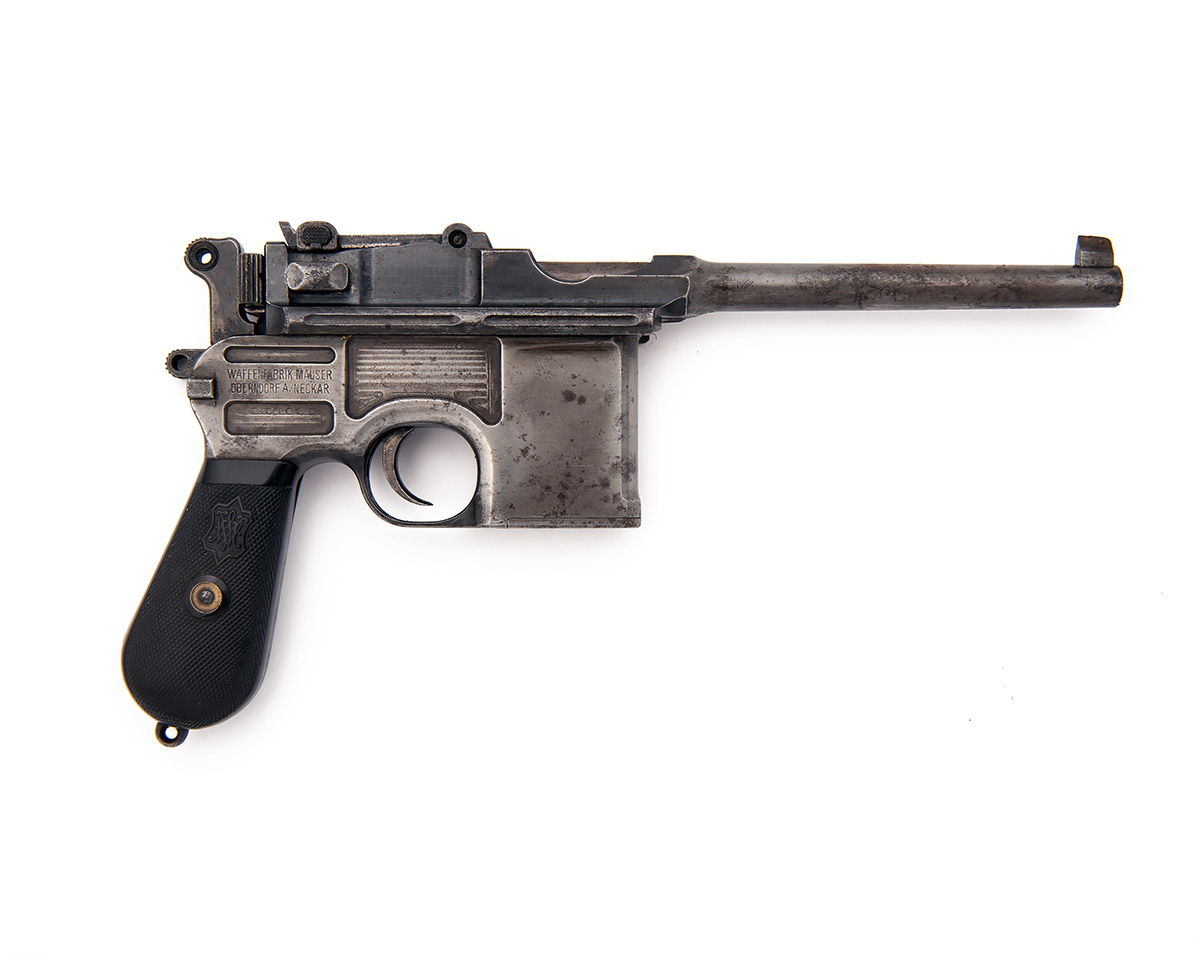 MAUSER, GERMANY A 7.63mm (MAUSER) SEMI-AUTOMATIC PISTOL, MODEL 'C96 'BROOMHANDLE', serial no. 95962, - Image 2 of 3