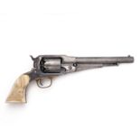 REMINGTON, USA A .44 PERCUSSION SIX-SHOT REVOLVER, MODEL '1858 ARMY', serial no. 63938, circa