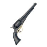 REMINGTON, USA A SCARCE .36 PERCUSSION SERVICE-REVOLVER, MODEL 'NEW MODEL NAVY', serial no. 27953,