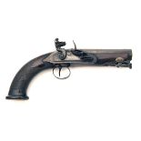 PROUDMAN, LONDON A 16-BORE FLINTLOCK HEAVY OVERCOAT PISTOL or MANSTOPPER, no visible serial