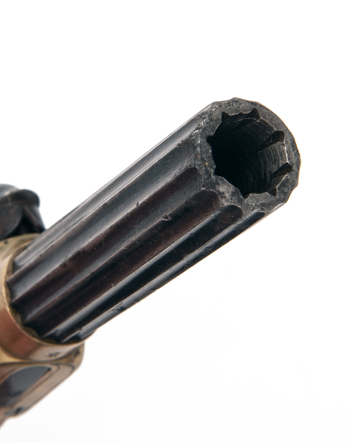 A 40-BORE PERCUSSION POCKET-PISTOL, UNSIGNED, no visible serial number, circa 1835, with fully - Image 4 of 4