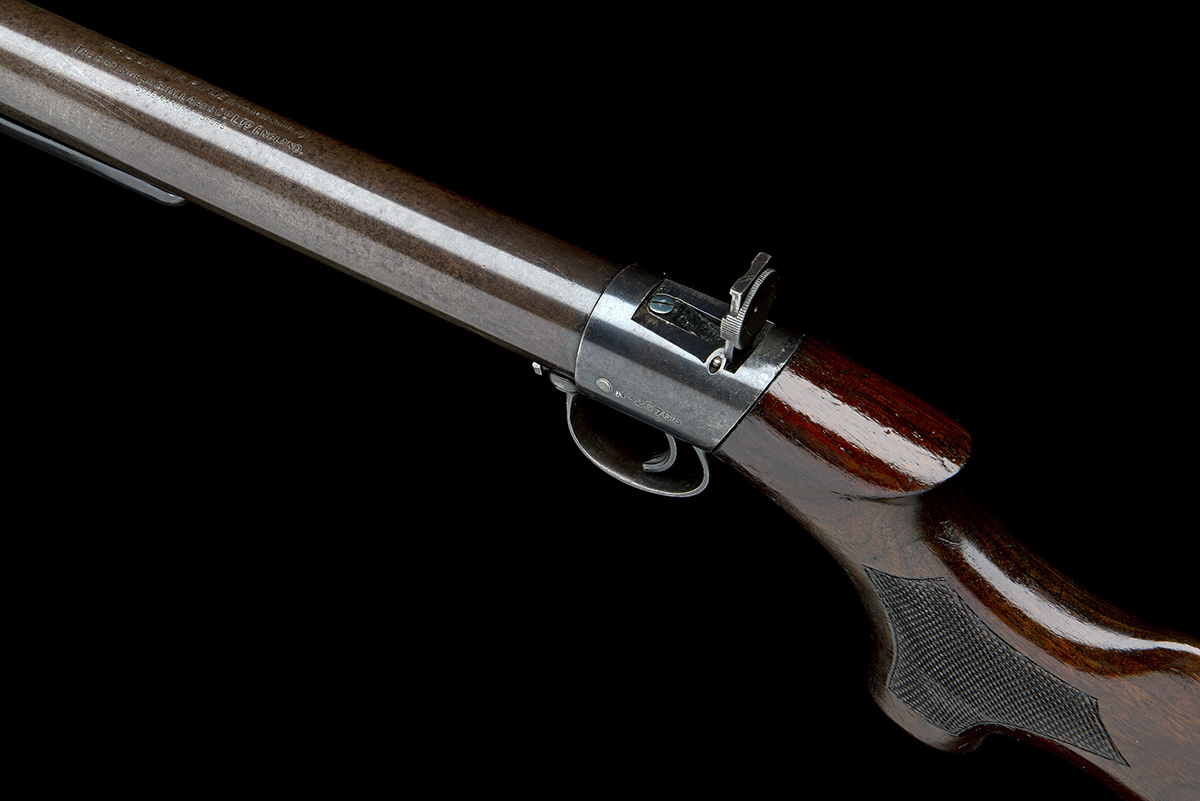 BSA, BIRMINGHAM A .22 UNDER-LEVER AIR-RIFLE, MODEL 'IMPROVED MODEL 'D' WITH FACTORY PEEP-SIGHT', - Image 3 of 5