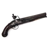 TOWER ARMOURIES, LONDON AN UNUSUAL .650 FLINTLOCK SERVICE PISTOL ADDITIONALLY MARKED 'S.W.',