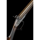 A 12-BORE PINFIRE ROTARY-UNDERLEVER HAMMERGUN SIGNED THOMAS BOSS, serial no. 1006, circa 1850 with