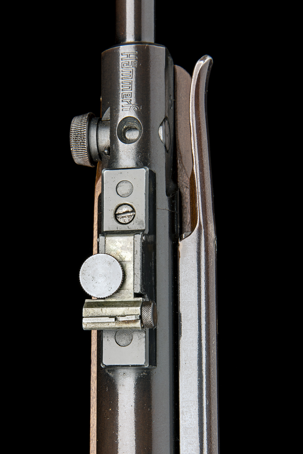 HAMMERLI, GERMANY A SCARCE .177 SIDE-LEVER AIR-RIFLE, MODEL '2', serial no. 20588, circa 1972, - Image 4 of 5