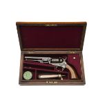 COLT, USA A CASED .31 PERCUSSION FIVE-SHOT REVOLVER, MODEL '1849 POCKET', serial no. 93029, for