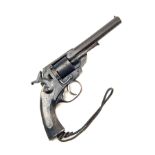 A .442 (C/F) REVOLVER, UNSIGNED, MODEL 'SPANISH KERR CARTRIDGE CONVERSION', serial no. 560,