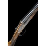 ARRIETA A 12-BORE 'CROWN' ROUNDED-BAR SIDELOCK EJECTOR, serial no. 68-12, 30in. nitro chopperlump