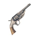 ALLEN & WHEELOCK, USA A SCARCE .36 PERCUSSION SINGLE-ACTION REVOLVER, MODEL 'CENTER HAMMER NAVY',