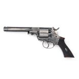 JAMES BRYCE, EDINBURGH A 48-BORE PERCUSSION DOUBLE-ACTION REVOLVER, MODEL 'VARIANT BEAUMONT-