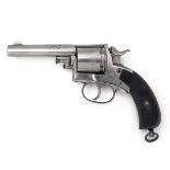 AN EARLY .380 (C/F) SIX-SHOT DOUBLE-ACTION REVOLVER, UNSIGNED, MODEL 'WEBLEY TYPE', no visible