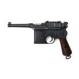 MAUSER, GERMANY A 7.63mm (MAUSER) SEMI-AUTOMATIC PISTOL, MODEL 'C96 BOLO BROOMHANDLE', WITH