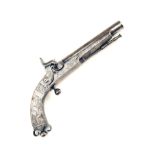 KIND, LIVERPOOL A 32-BORE PERCUSSION BELT-PISTOL FOR HIGHLAND DRESS, no visible serial number, circa