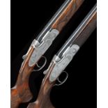 P. BERETTA - A PAIR OF VENZI AND SABATTI-ENGRAVED 20-BORE 'MOD S09' OVER AND UNDER SIDELOCK EJECTORS