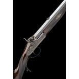 JOHN DICKSON & SON, EDINBURGH A SUPERB CASED 40-BORE PERCUSSION SINGLE-BARRELLED SPORTING-RIFLE,