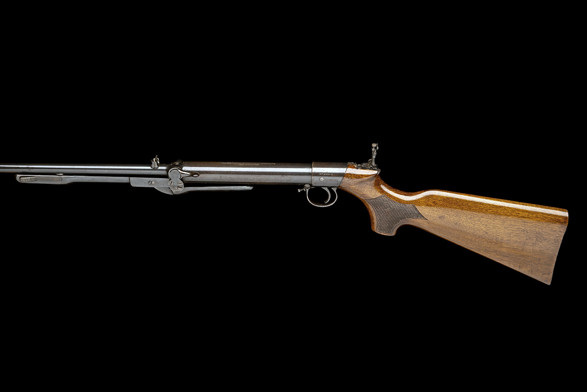 BSA, BIRMINGHAM A SCARCE .177 UNDER-LEVER AIR-RIFLE, MODEL 'IMPROVED MODEL 'D' WITH FACTORY - Image 2 of 7
