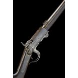 BURNSIDE RIFLE CO., USA A .54 PERCUSSION BREECH-LOADING CAVALRY-CARBINE, MODEL 'BURNSIDE PATENT