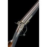 J. WOODWARD & SONS A 12-BORE ROTARY-UNDERLEVER HAMMERGUN, serial no. 3422, 29in. black powder only