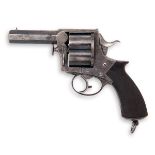 MANTON & CO., LONDON & CALCUTTA A RARE .577 (BOXER) SIX-SHOT MANSTOPPER REVOLVER, MODEL '