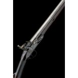 JOVER A 12-BORE FLINTLOCK SPORTING GUN, no visible serial number, circa 1775, with 40 1/2in.