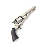 E. REMINGTON, USA A .38 (RIMFIRE) FIVE-SHOT SINGLE-ACTION REVOLVER, MODEL 'NEW MODEL POLICE