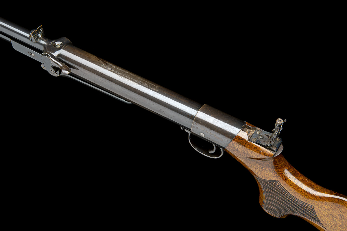 BSA, BIRMINGHAM A SCARCE .177 UNDER-LEVER AIR-RIFLE, MODEL 'IMPROVED MODEL 'D' WITH FACTORY - Image 3 of 7