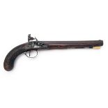 D. EGG, LONDON A 28-BORE FLINTLOCK DUELLING-PISTOL, no visible serial number, circa 1775, with